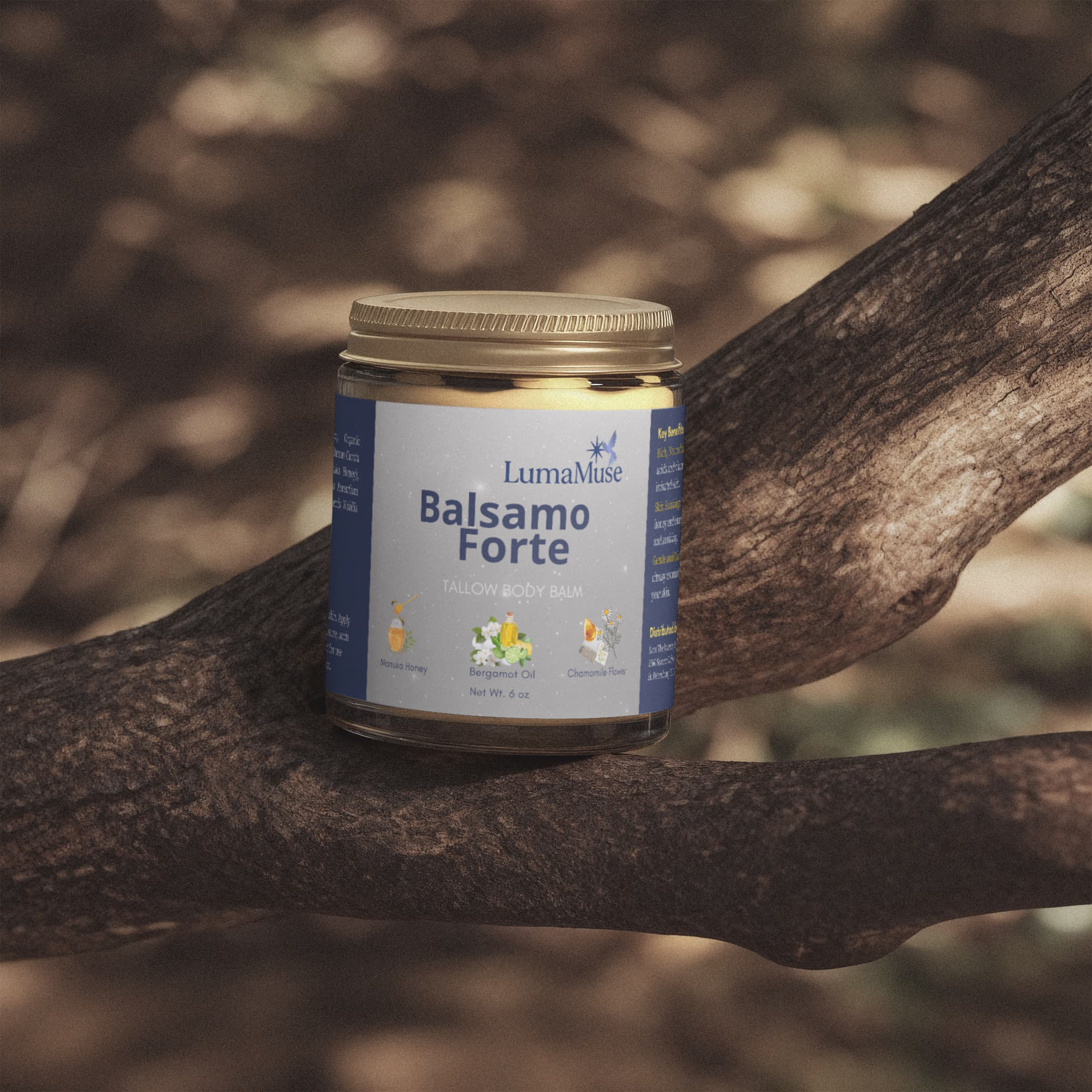 Balsamo Forte – Manuka Honey & Chamomile Tallow Body Balm