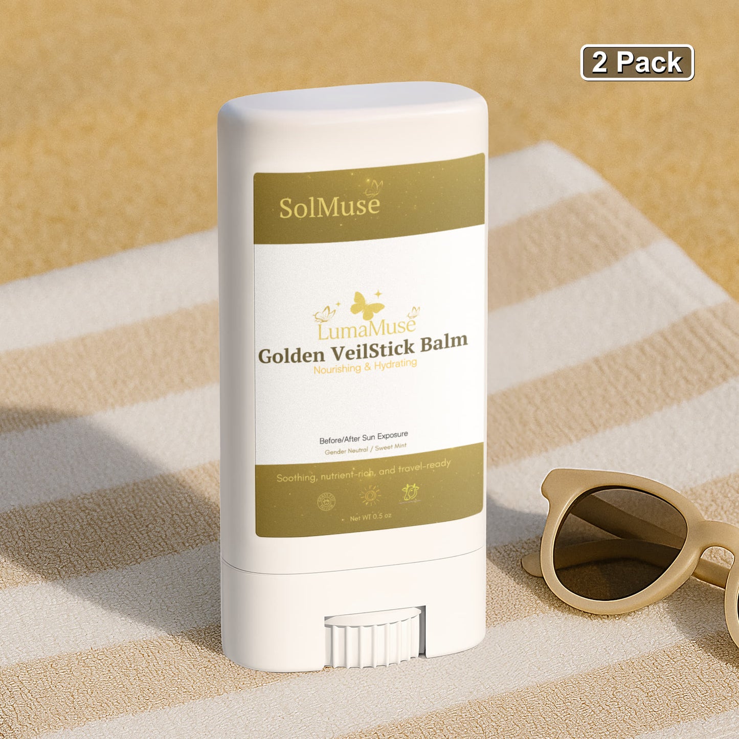 SolMuse Golden VeilStick Balm