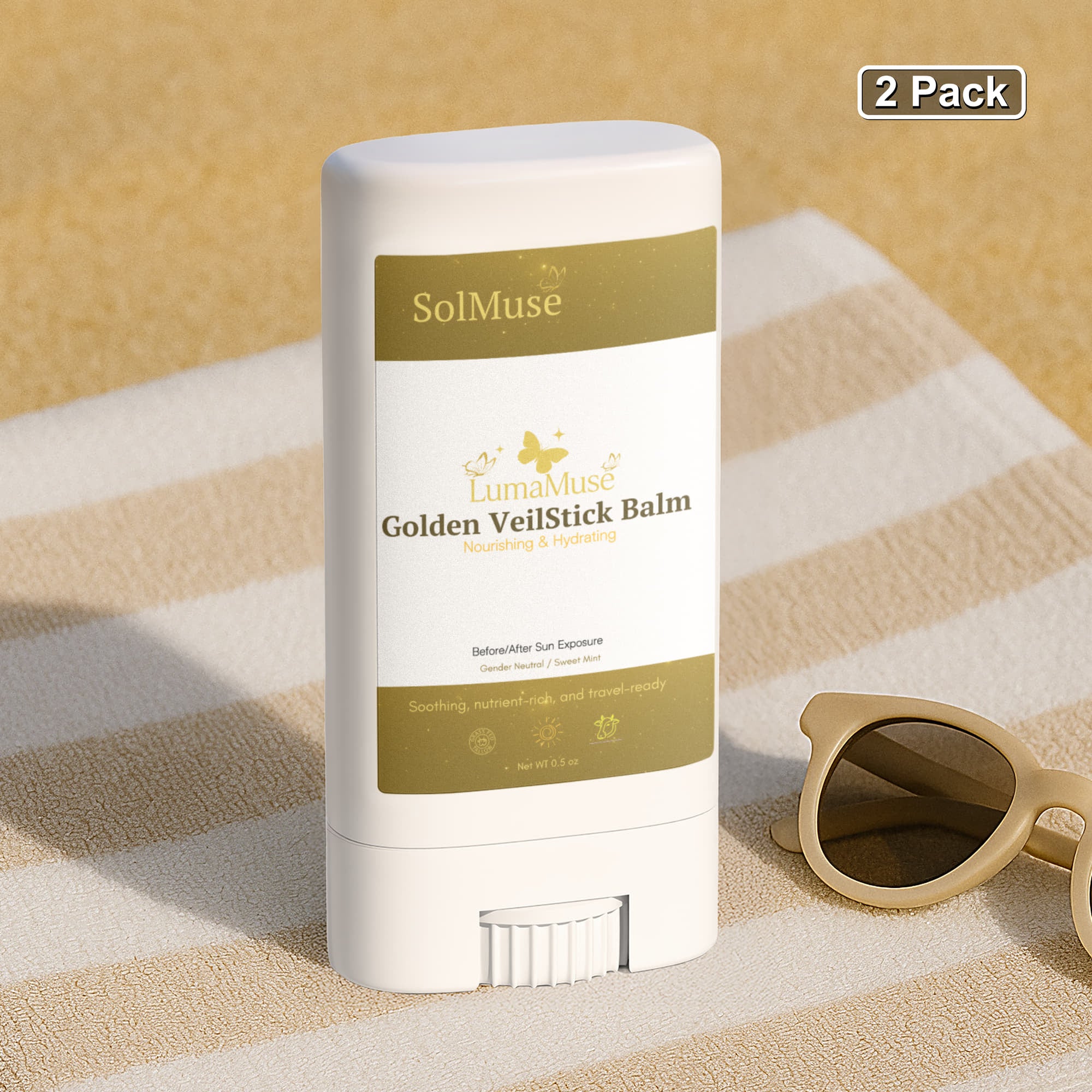 SolMuse Golden VeilStick Balm