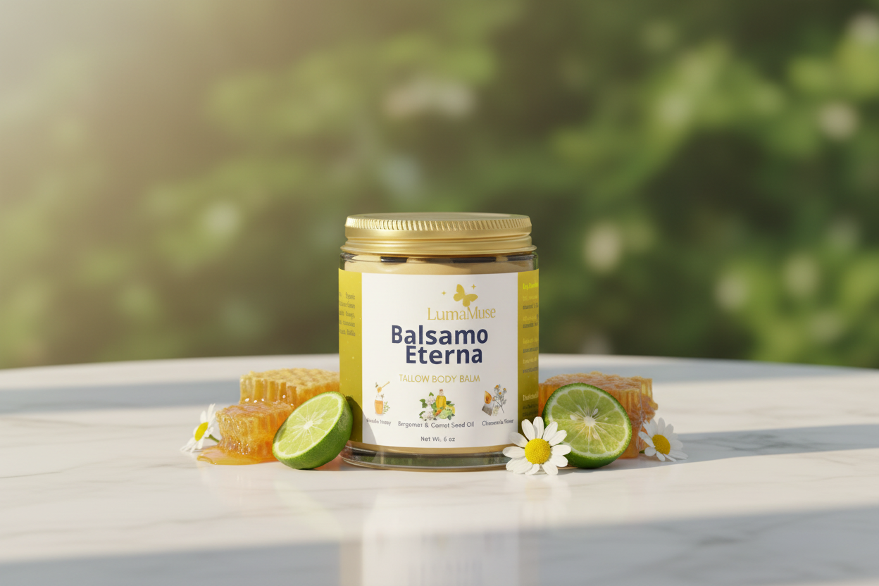 Bálsamo Eterna - Bálsamo Corporal de Sebo de Manuka, Miel y Manzanilla