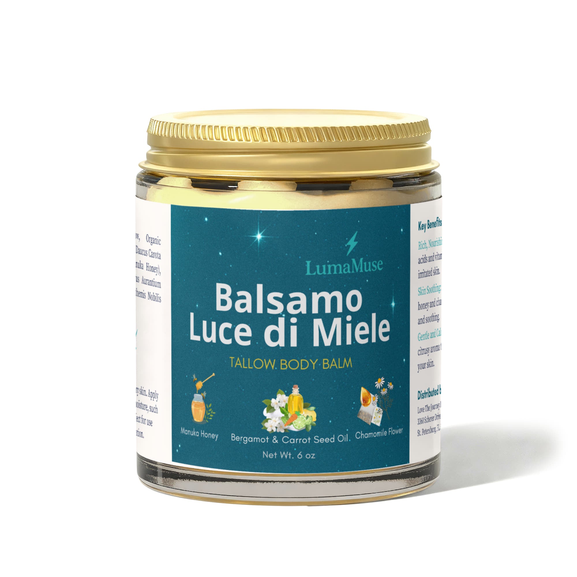 Luce di Miele - Manuka Honey Chamomile Tallow Body Balm