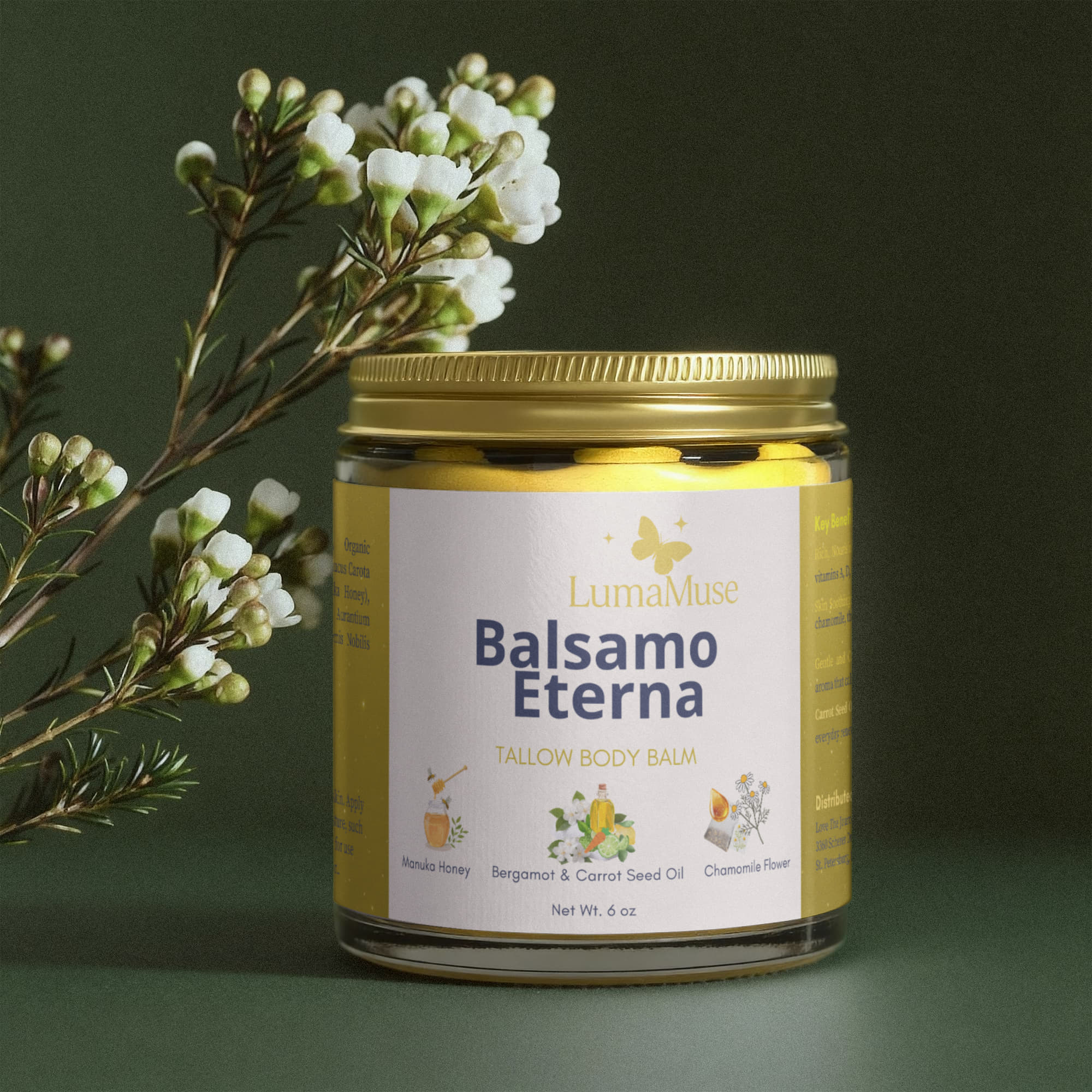 Balsamo Eterna - Manuka Honey Chamomile Tallow Body Balm