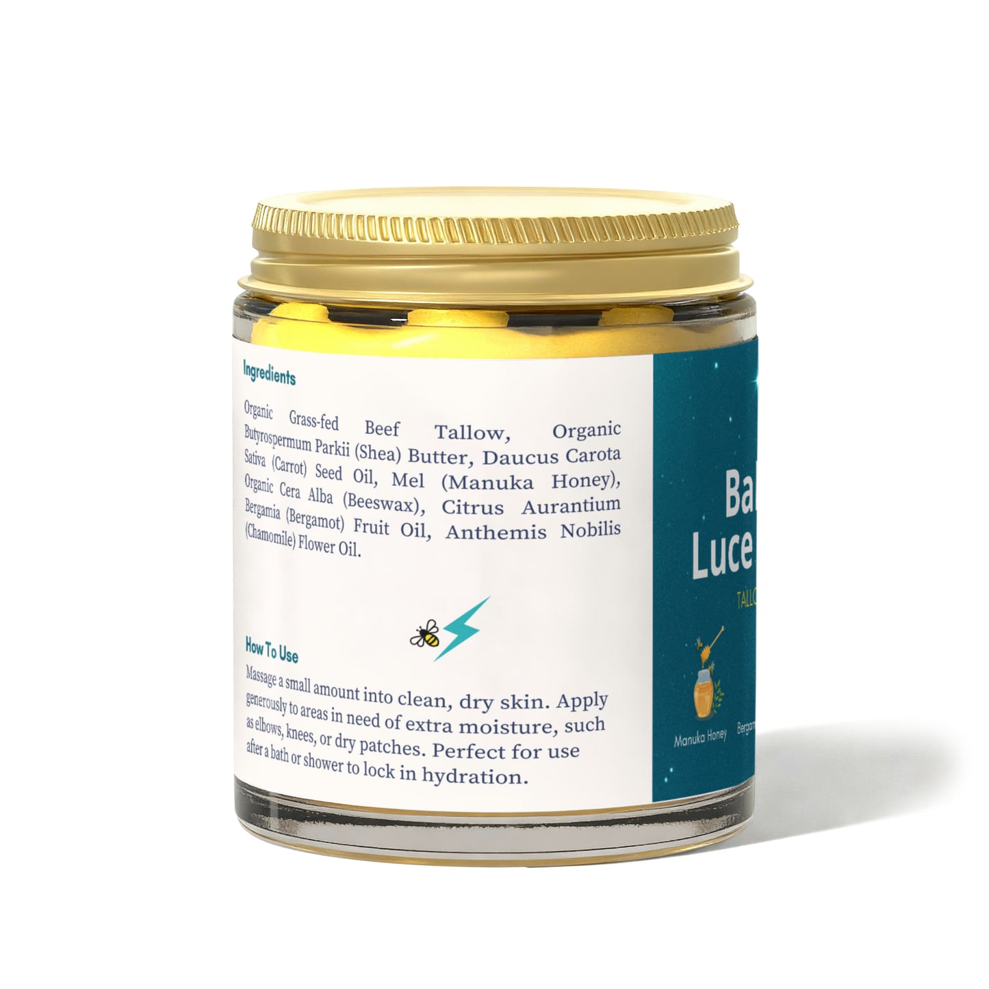 Balsamo Luce di Miele (Tallow Body Balm)